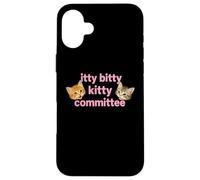 Itty Bitty Kitty Committee Cute Cat Lover Tee and more Case for iPhone 16 Plus