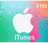 iTunes $105 US Card