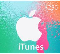 iTunes $250 US Card