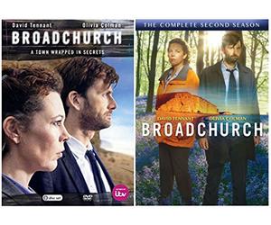 ITV British television crime drama Broadchurch 1-2 Complete DVD Collection : Broadchurch Series 1 / Broadchurch Series 2 + Special Features : Behind the Scenes + Cast Filmographies + Picture Gallery + Deleted Scenes plus much more