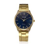 ITVIP Men's Watch, Male Geneva Steel Belt Quartz Watch Simple Casual Analog Roman Scale Watch Bracelet 200mm d