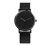 ITVIP Table Couple Belt Fashion Men and Women Simple Black Face Waterproof Fashion Quartz Watch Strap 251 Black