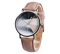 ITVIP Women's Quartz Watch Three-Dimensional Drawing Dial Analogue Painted Diamond Hand Second Hand Belt Watch 240 Fulvo