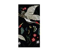 iTwinkle-Huang 3D Flower Bohemia Microfiber Beach Towel Sand Proof Travel Towel Quick Dry Lightweight Towel for Hiking Yoga Gym Sports Swimming Camping Fitness Bath Holiday(Black8,150x70cm)