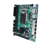 ITX Board for 8th 9th Gen CPU 8 4x2.5Gb Ethernet PCIe X16 Double NVMe Memory for Data Backups Motherboards