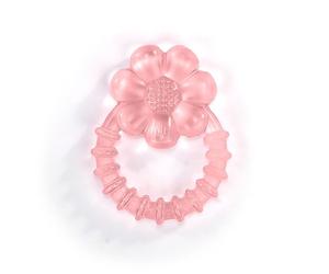 ity by Ingenuity Cool Bite Water Teether, BPA-Free, Multi-Texture, Flower-Shaped, Unisex, for Ages 3 Months and Up - Daisy