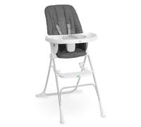 ity by Ingenuity Sun Valley Compact Folding High Chair, Food-Grade Safe Plate, Safety Harness, for Ages 6 Months and Up, Unisex - Grey