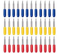 iTYOOS Replacement Blades for Cricut Cut Blades for Cricut Explore Air 2/Air 3/Maker 3/Blades for Explore 12P 45 Degree Blade, 12P 30 Degree Replacement Blade, 12P 60 Degree Deep Blades (Multicolored)