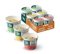 iTz noT Instant Power Protein Rice Pot, Variety Pack, 110g (Pack of 6) - Plant Based- High Protein (20g), High Fibre (10g), Low Carb & Gluten Free, Fat Free, Instant Meal Pot, Ready to Eat