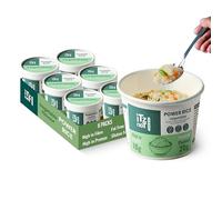 iTz noT Instant Power Protein Rice Pot- Vegetable Flavour with Vegetables (6×110g)- Plant Based- High Protein (20g), High Fibre (10g), Low Carb & Gluten Free, Vegan Friendly Instant Meal, Ready to Eat