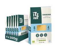 iTz noT jusT Couscous 200g(Pack of 6)- Low Carb Konjac Couscous Alternative, Ready to Eat, Gluten-Free, Plant-Based, No Added Preservatives, Low Calorie, High Fibre
