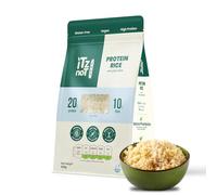 iTz noT JUST Protein Rice 500g - High Protein (20g) & High Fibre (10g), Plant-Based Rice Alternative, Vegan, Gluten-Free, Non-GMO, Low Fat, Ready in 5 Minutes, Instant Healthy Diet Friendly Meal
