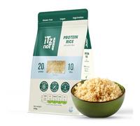 iTz noT JUST Protein Rice 500g | High Protein with Plant Fibre | Vegan, Gluten-Free, Low Fat, Non-GMO, Preservative Free | Instant Healthy Meal | Ready in 5 Minutes | No Boil Needed | Ideal for Diet