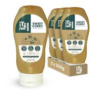iTz noT jusT Sweet Curry Sauce 300ml, Pack of 3 - Low Calorie (6 Cals/Serving), No Added Sugar, Fat Free, Keto Friendly, Vegan & Gluten-Free, Low Carb Curry Sauce, Dip & Marinade for Cooking