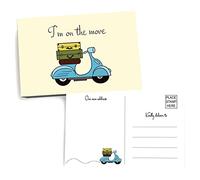 ITZAMNA We've moved postcards I'm on the move cards change of address new home housewarming card Pack of 50