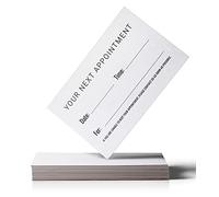 ITZAMNA Your Next Appointment Card 100 Salon Makeup Artist Hair Stylist Nail Artist White