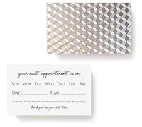 ITZAMNA Your Next Appointment Cards Geometry Modern Client Appointment Reminder Card for Salon Makeup Artist Hair Stylist Nail Beauty Therapy Dentist pet Care Pack of 200