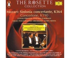 Itzhak Perlman^Pinchas Zukerman^Israel Philharmonic Orchestra^Zubin Mehta - Sinfonia Concertante K364/Concertone K190 (Mehta)