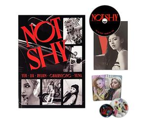 ITZY Album - NOT SHY [ C ver. ] CD + Photobook + Photocards + Lyric Accordion Book
