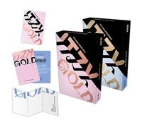 ITZY - GOLD 9th Mini Album (PLATFORM_NEMO Ver. / Random) QR Card + Photocards + Mini Poster + 2 Pin Badges + 4 Extra Photocard Official K-POP Sealed Album