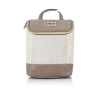 Itzy Ritzy Baby Bottle Bag - Insulated Milk Bottle Holder, Keeps Warm and Cool with Built-in Ice Pack Pocket, Multi-Use Breast Milk Cooler, Snack Storage for Pram and Nappy Bag - Vanilla Latte