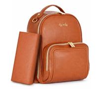 Itzy Ritzy Mini Plus Diaper Bag, Cognac