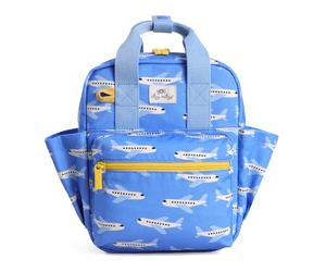 Itzy Ritzy Toddler Backpack - Daycare Bag - Features Adjustable Shoulder Straps, 2 Side Pockets & Spacious Interior with Wipeable Fabric Lining & Name Label, Airplane