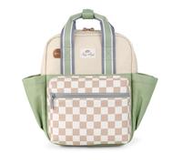 Itzy Ritzy Toddler Backpack for Girls - Wipeable Interior Nursery Backpack Bag, Small & Lightweight Toddler Rucksack with Side Bottle Pockets, for Daycare, Preschool or Travel (Checkerboard)