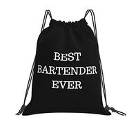 IUBBKI Best Bartender Ever Draw String Backpack Unisex Portable Backpack, For School Gym Sports Travel