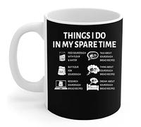 IUBBKI Bread Baker Mug Things I Do in My Spare Time Sourdough Lover Gift Coffee Mug 11Oz