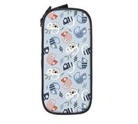 IUBBKI Cartoon Chameleon Pencil Case Large Capacity Durable Pencil Pouch Storage Pen Bag with Zipper Pouch Box Stationary Case