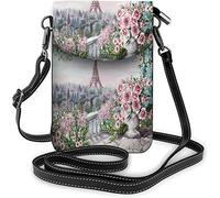 IUBBKI Cityscape Crossbody Cell Phone Purse Istanbul Bosphorus Galata Historical Landmarke Landscape TourismWallet Handbag