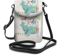 IUBBKI Cityscape Crossbody Cell Phone Purse Istanbul Bosphorus Galata Historical Landmarke Landscape TourismWallet Handbag