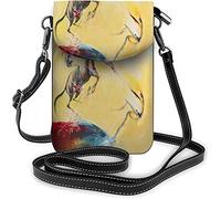 IUBBKI Cityscape Crossbody Cell Phone Purse Istanbul Bosphorus Galata Historical Landmarke Landscape TourismWallet Handbag