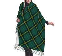 IUBBKI Clan Duffy Tartan Green Irish Plaid Cashmere Fringe Scarf Autumn And Winter Silk Scarves Are The Most Soft And Comfortable.