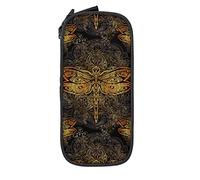 IUBBKI Dragonfly Pencil Case Large Capacity Durable Pencil Pouch Storage Pen Bag with Zipper Pouch Box Stationary Case