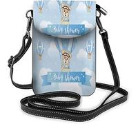 IUBBKI Floral Roses Small Cell Phone Purse Peony Flower Crossbody Bag for Women Wallet Purses and Handbags Red White Pink