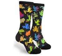 IUBBKI Frog Unisex Socks Cow Print Running Socks Funny Novelty Crazy Crew Men's Women's Casual Dress Socks