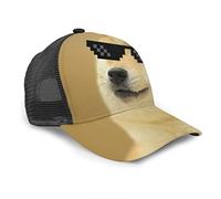 IUBBKI Funny Doge Thug Life Sunglasses Unisex Baseball Cap Men Women Kids Baseball Caps Adjustable Mesh Dad Hat Fashion Sun Hat