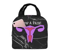 IUBBKI Grow A Pair Lunch Bags Insulated Lunch Box with Pocket Reusable Cooler Tote Bag for Picnic Beach