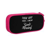 IUBBKI I Don't Mean to Be Rude But Shut Up and of f Pencil Bag Large Capacity Double Layer of Fice School Por Table Pencil Case