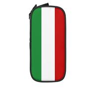 IUBBKI Italian Flag Pencil Case Large Capacity Durable Pencil Pouch Storage Pen Bag with Zipper Pouch Box Stationary Case