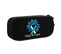 IUBBKI Liberalism Find A Cure Pencil Bag Large Capacity Double Layer of Fice School Por Table Pencil Case