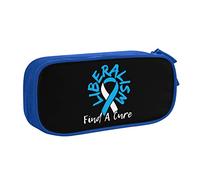 IUBBKI Liberalism Find A Cure Pencil Bag Large Capacity Double Layer of Fice School Por Table Pencil Case