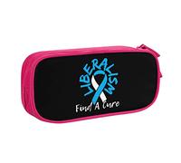 IUBBKI Liberalism Find A Cure Pencil Bag Large Capacity Double Layer of Fice School Por Table Pencil Case