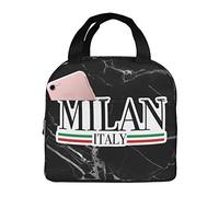 IUBBKI Milan Lunch Bags Insulated Lunch Box with Pocket Reusable Cooler Tote Bag for Picnic Beach