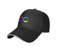 IUBBKI Neurodiversity Symbol Trucker Hat Baseball Cap Dad Hats for Men Women Black