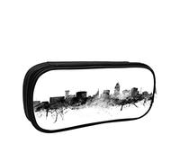 IUBBKI Pencil Case Pen Bag City Skyline Big Capacity Pencil Bag Pen Organizer Pencil Pouch College School for Boys Girls