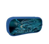 IUBBKI Pencil Case Pen Bag Skull Dragon Big Capacity Pencil Bag Pen Organizer Pencil Pouch College School for Boys Girls