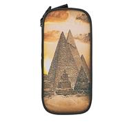IUBBKI Pencil Case Pen Bag Vintage Great Egyptian Pyramid Big Capacity Pencil Bag Pen Organizer Pencil Pouch College School for Boys Girls
